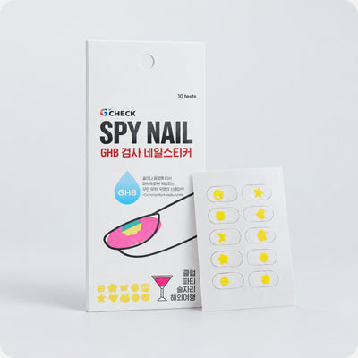 SafeStripz: pegatinas para uñas que detectan GHB, pack de 10 tests